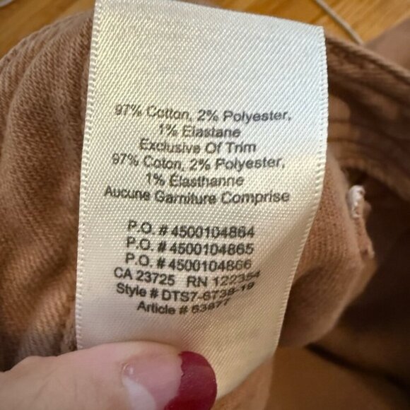 Aritzia Wilfred Modern Utility Pants BrownCargo Straight Leg size 2 - Picture 5 of 11